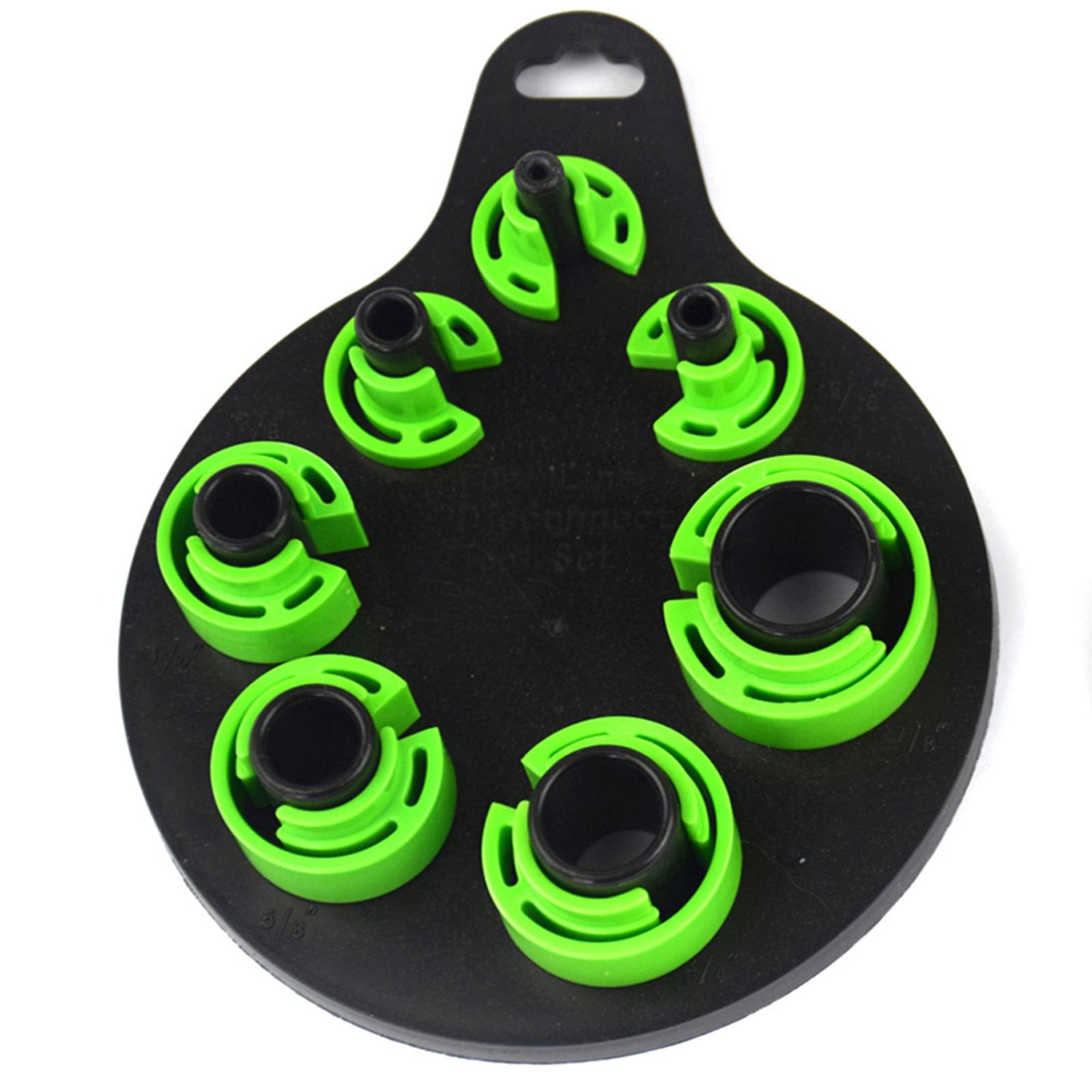 

7Pcs Automotive AC Oil Line Removal Tools Heavy Duty Alloy Steel AC Pipe Disconnect Kit With Storage Case A