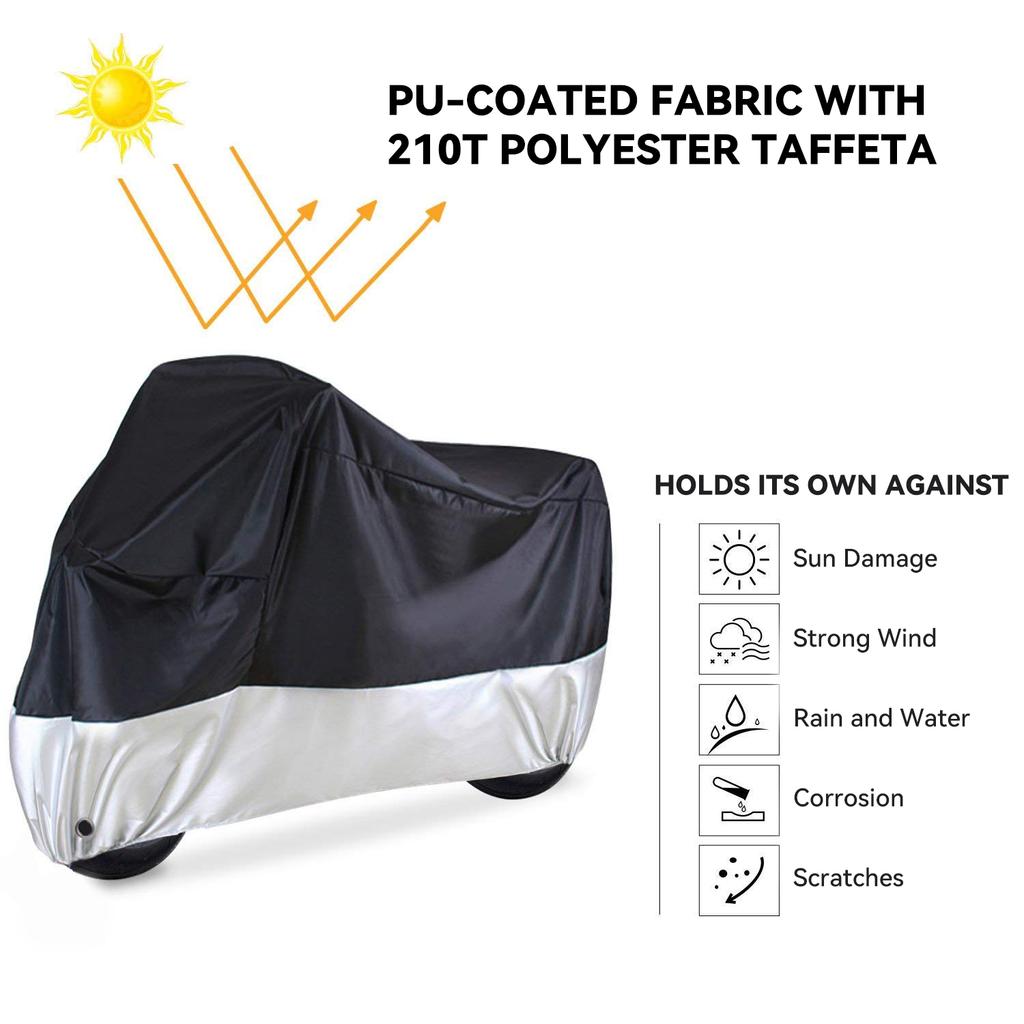 Motorcycle Covers Tarpaulin Cover Cloth Moto Scooter Cover Protector Waterproof Rain Dustproof Bike Bicycle Case Tent