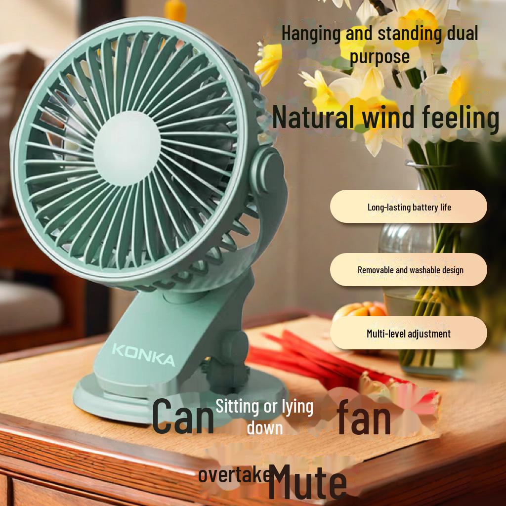 

Konka Desktop Mini Fan - 2024 Model for Office, Desk, or Dorm Use 1.5