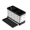 Stainless Steel Chopstick Spoon Storage Box Silver Cutlery Storage Racks  for Kitchen
