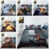 Dinosaur Print Bedding Set Bedding Set Bedding Set Quilt Cover Pillow Cover Bed Sheet/Double King 2/3 Piece Bedroom Decoration