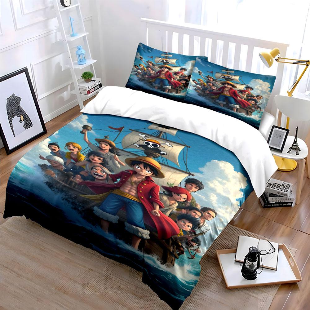 Crew on pirate ship. Bedding sets Duvet cover sets Duvet covers Pillowcases(1 * Duvet Cover 2 * Pillowcases without duvet insert)