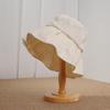 New lace hollow big brim basin hat women's summer sunscreen sun hat gentle wind show face hat