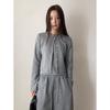 Dorothy Korean Design Air Cotton Buttoned Two-Piece Long Sleeve Women's Sweatshirt