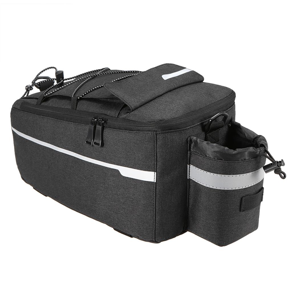 Lixada Insulated Trunk Cooler Bag Cycle Bicycle Rear Rack Storage Luggage Bag Reflective MTB Bike Pannier Bag Shoulder