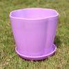 3 Kinds of Sizes  Flower Pots and Trays,Plastic Pots,Creative Small Pots for Succulent Plants  (Random Color)