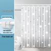 LIEI PEVA Anti-Mold Waterproof Shower Curtain