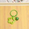 Colorful Resin Five-pointed Star Bell Pendant Elegant Macarone Bag Keyring  Bag Pendant