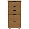 Cabinet Honey Brown 34 x 39 x 61.5 cm Solid Pine Wood