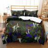 Mushroom Duvet Cover Collection Microfiber Wild Plants Flowers Bedding Collection Nature Botanical Animal Comforter Cover Single Queen Size