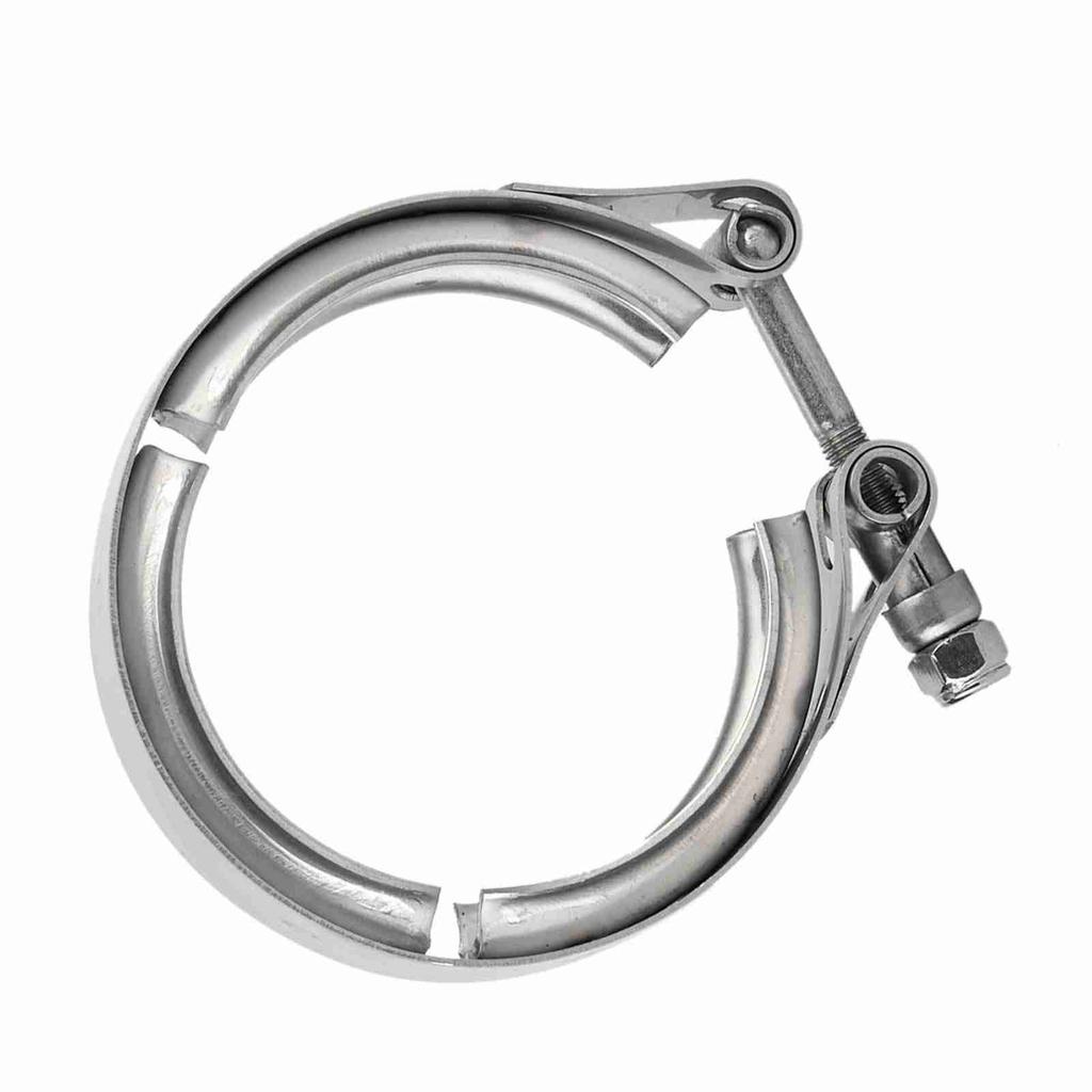 Universal 2,5 tommer 63 mm Bil Auto V-bånd Turbo Downpipe Eksosklemme M6 Skrue