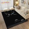 Cartoon Cute Cat Animals Carpets Rug for Living Room Bedroom Children's Room Decorative Floor Mat Kithen Bath Non-slip Area Rug