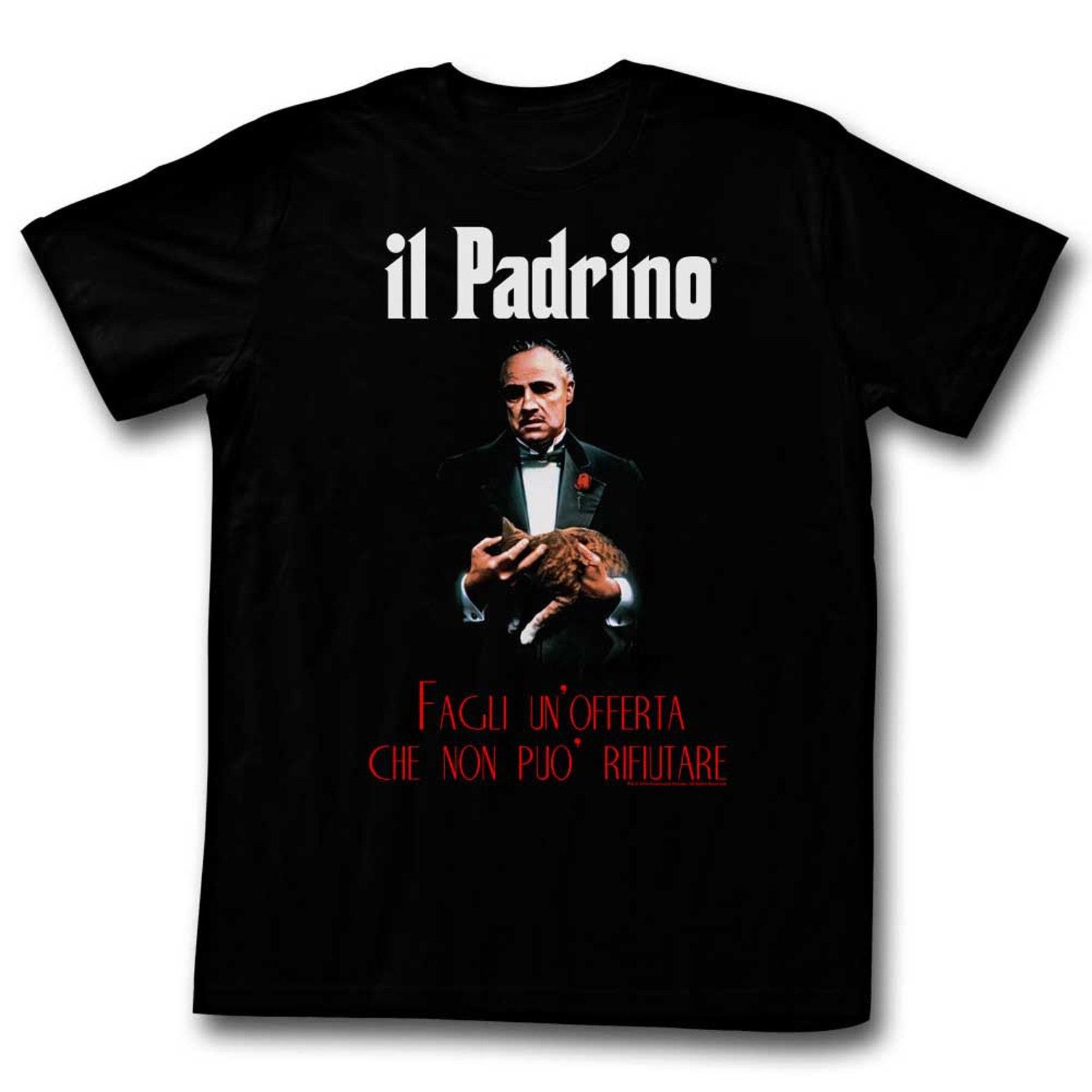 Godfather Poster Black Adult T-Shirt L