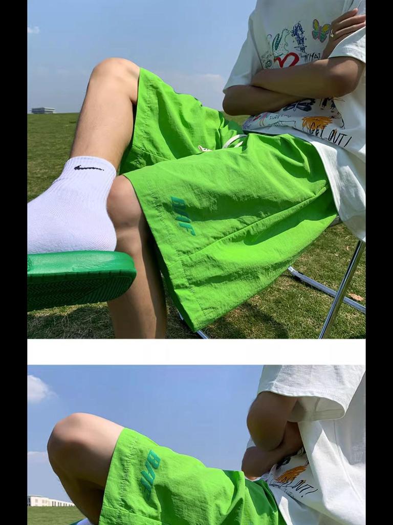 Dopaminowy Róż Unisex Szybkoschnące Szorty Sportowe Casual o Średniej Długości