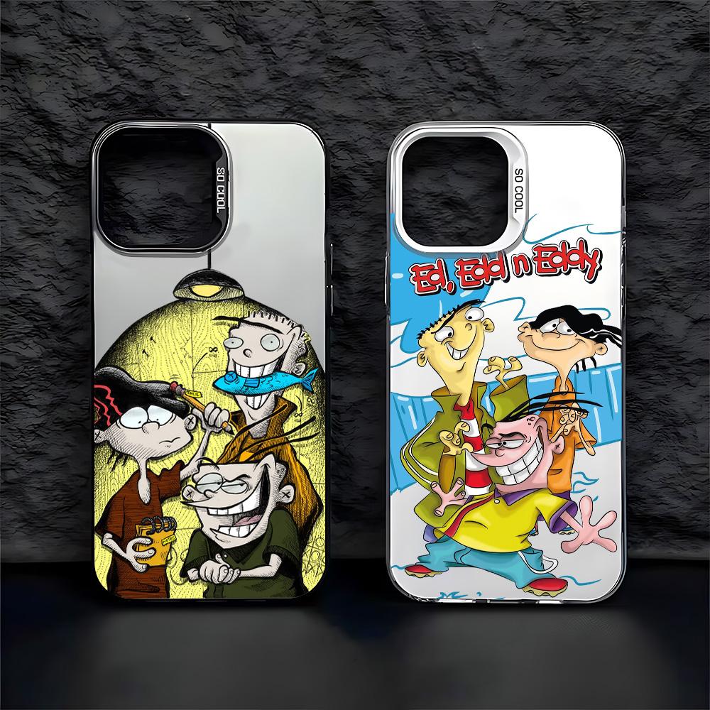 Cartoon E-Ed Edd N Eddy Phone Case For iPhone 16e 16 15 14 13 12 11 mini Pro Max X XR XSMAX 8 7 Plus Anti Fall Matte Back Cover