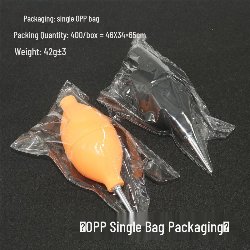 

2-in-1 Mobile Device Cleaner: Vacuum Blower & Cleaning Pen for Phone, PCB, Keyboard, and Lens Dust Removal. Orange [Single OPP Bag]