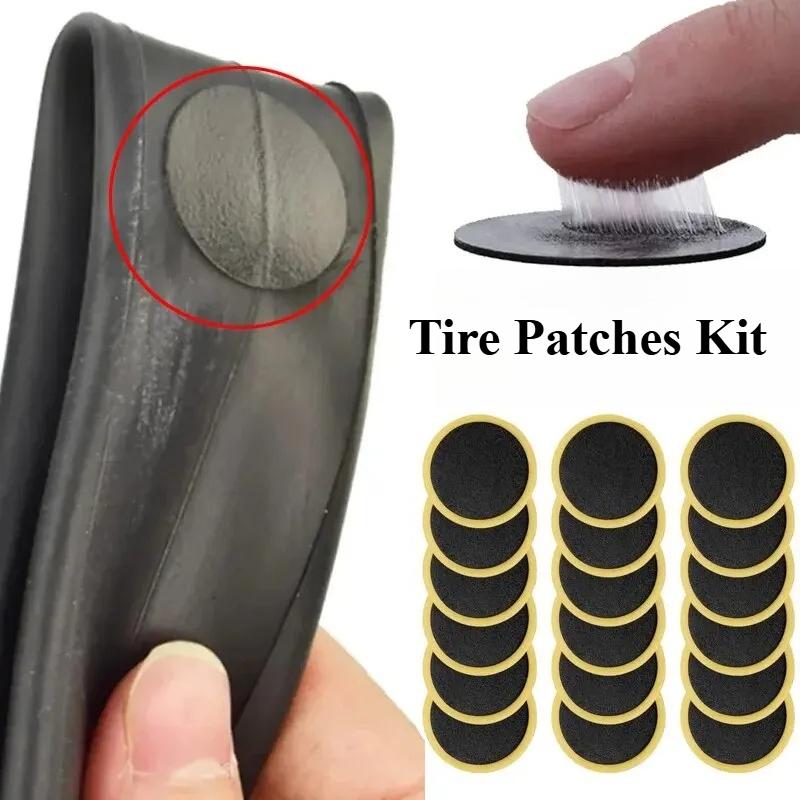 Parches Adhesivos para Neumáticos de Bicicleta de Reparación Rápida sin Pegamento Herramientas Secado Rápido Parche Protector de Neumático para Accesorios de Reparación de Bicicleta