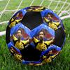 vozinha cabo verde Size 5 Soccer Ball, Machine-Stitched PVC, Durable & High Bounce, All Ages Fit, fan merchandise, matches & outdoor use.