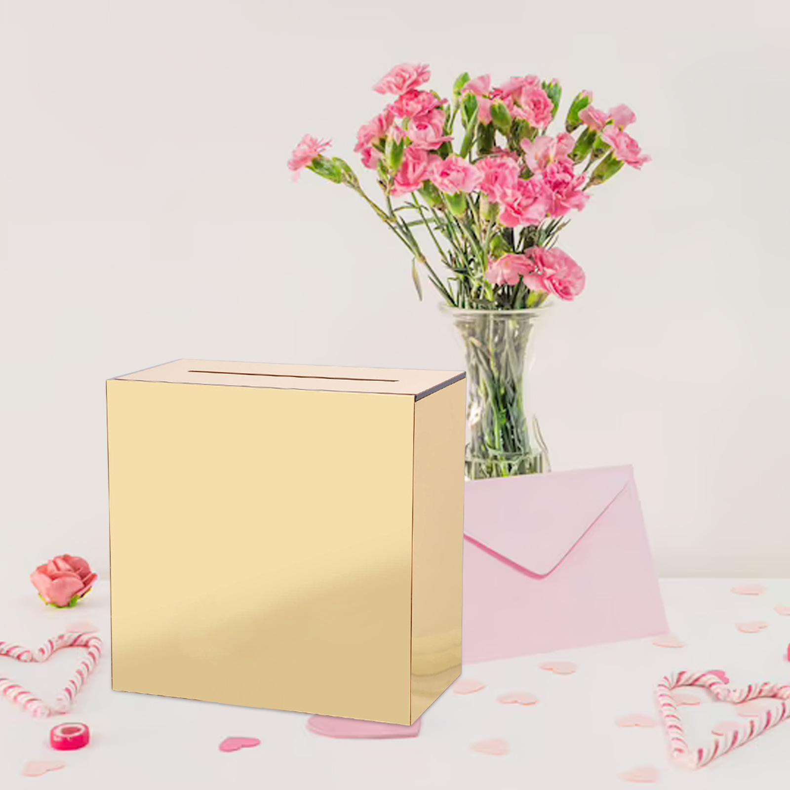 Acrylic Wedding Card Box Centerpiece Card Box Piggy Bank Decorative Box Card