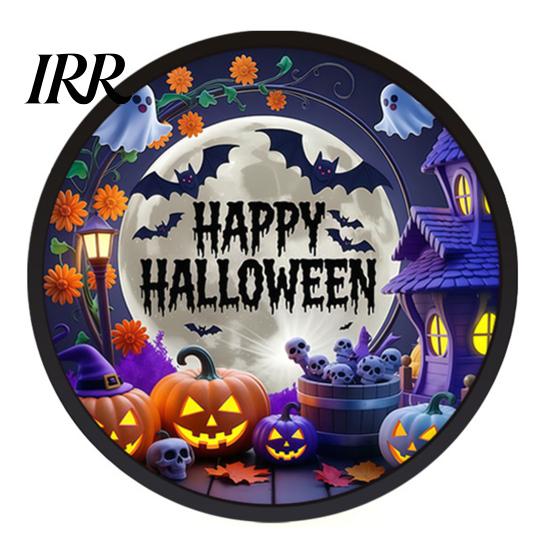 High-quality Halloween Signage LED Glowing Hanging Decor, Acrylic Window Ornament with Light, Spooky Indoor Decorations Sign for Door Wall Haunted