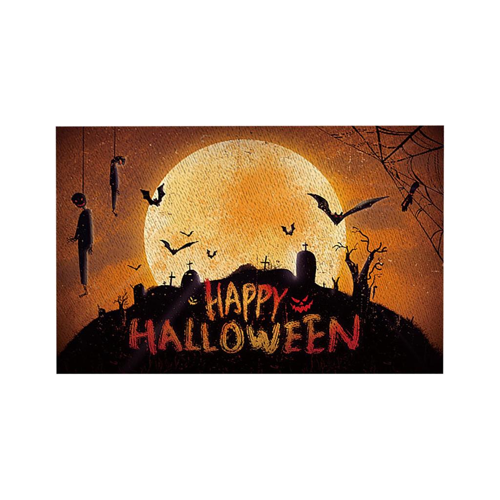 Duch, Kot, Halloween Meal Mat Zestaw 4, Sezonowy, Jesienny Mat Stołowy