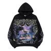Godspeed 2025 Fall Winter Cotton Hoodie Streetwear Oversized Graphic Print Sweatshirt Men
