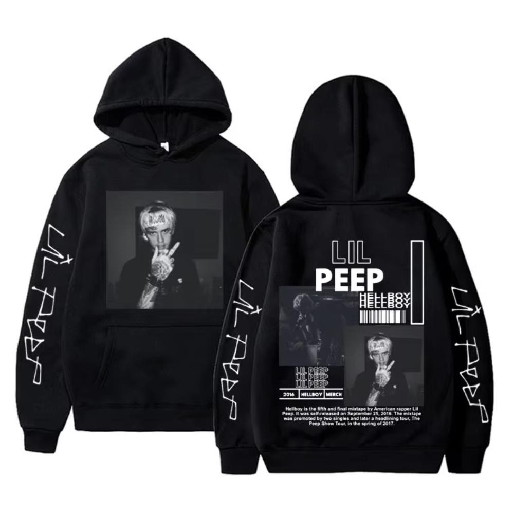 

Rapper Lil Peep Hell Boy Crybaby Graphics Hoodies Men Women Hip Hop Fashion Oversized Sweatshirt Men s Streetwear S