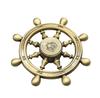 Fingertip Gyro Metal Toy Rotating Rudder Shape Colorful Gyro Pirate Ship Fingertip Gyro
