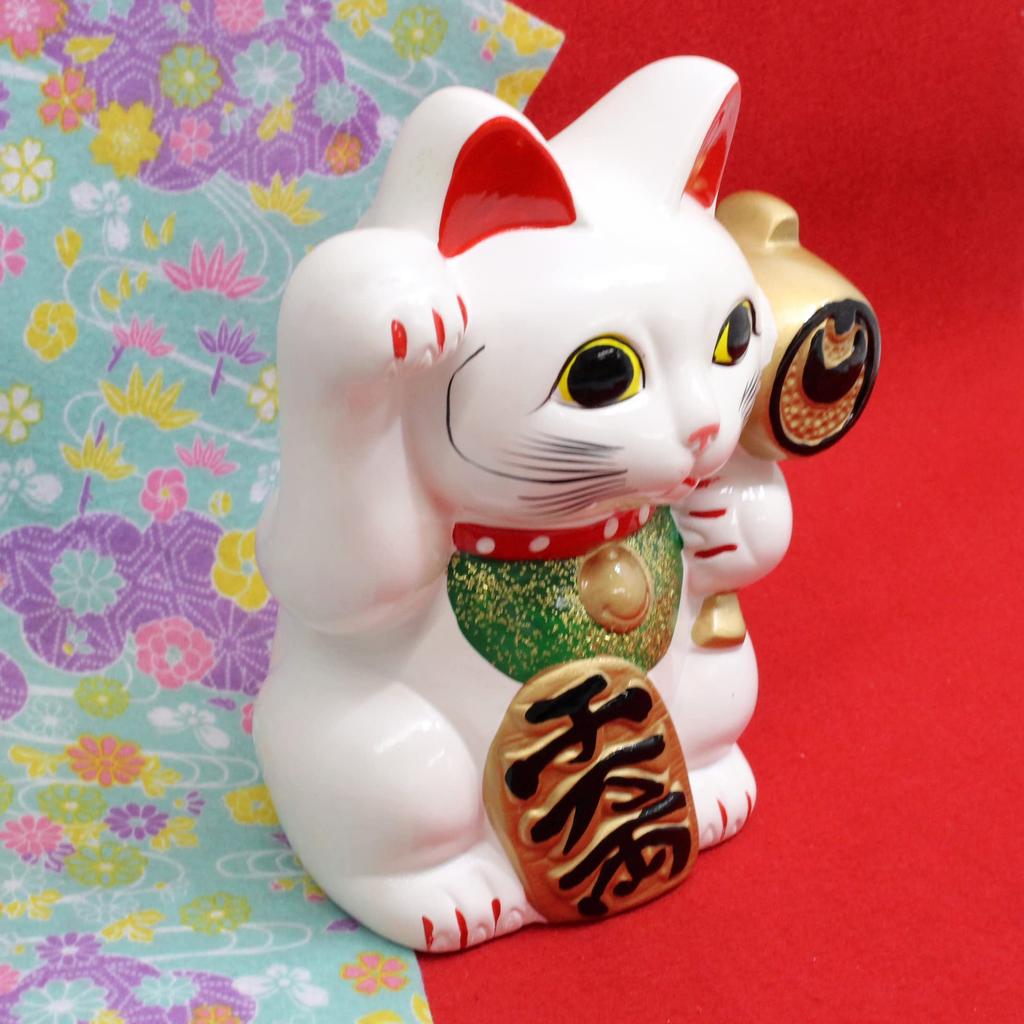 Castle Enterprise Piggy Seto Made In Japan Maneki-neko (medium) Bank, Ware,
