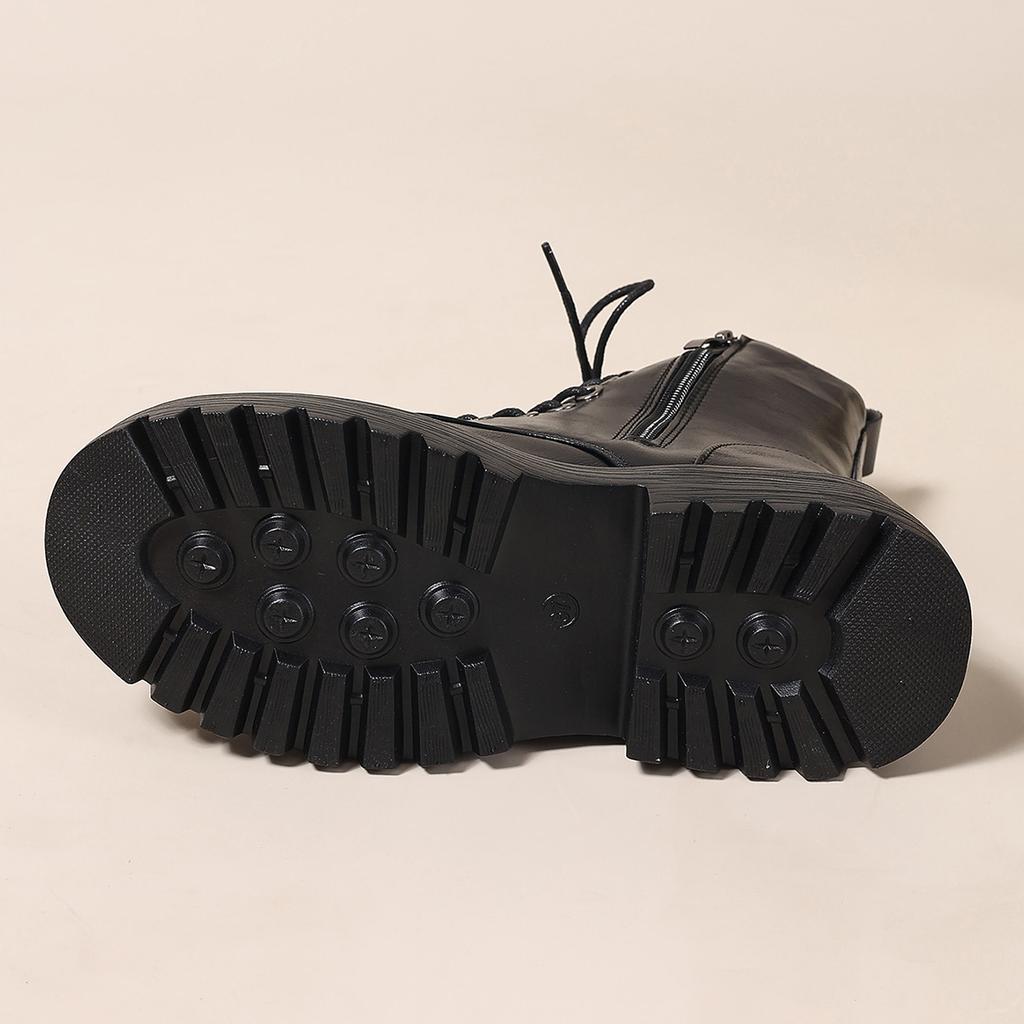 Fashion Women's Autumn Winter New Style Cold Resistant Thick Fashion Thick Soled Boots Simple Comfortable Wear-resistant Short Boots