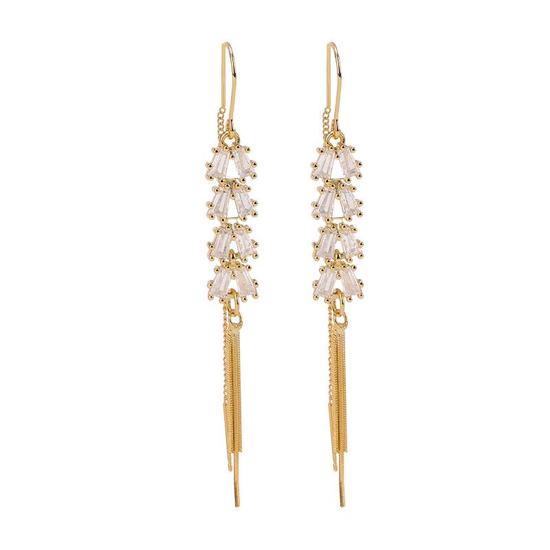 Wheat Ear Tassel Earrings 2024: Versatile, Exquisite Design for Larger Faces