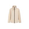 Solid Color Logo Print Drawstring Casual Sports Jacket Women Jackets Light-Khaki J221115-ACI
