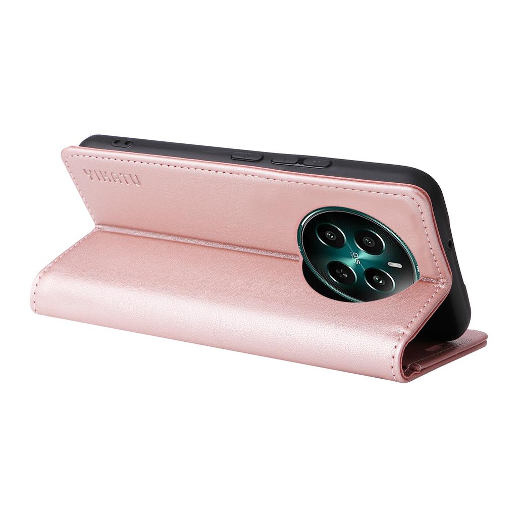 YIKATU YK-001 For Realme Narzo 70 5G/Narzo 70 Pro 5G/P1 5G/12 4G/12+ 5G Case Stand Leather Phone Cover Strong Magnetic Closure