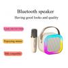 K12 Bluetooth Speaker Microphone Home KTV Set Wireless Bluetooth Children's Outdoor Camping Speaker Integrated Singing