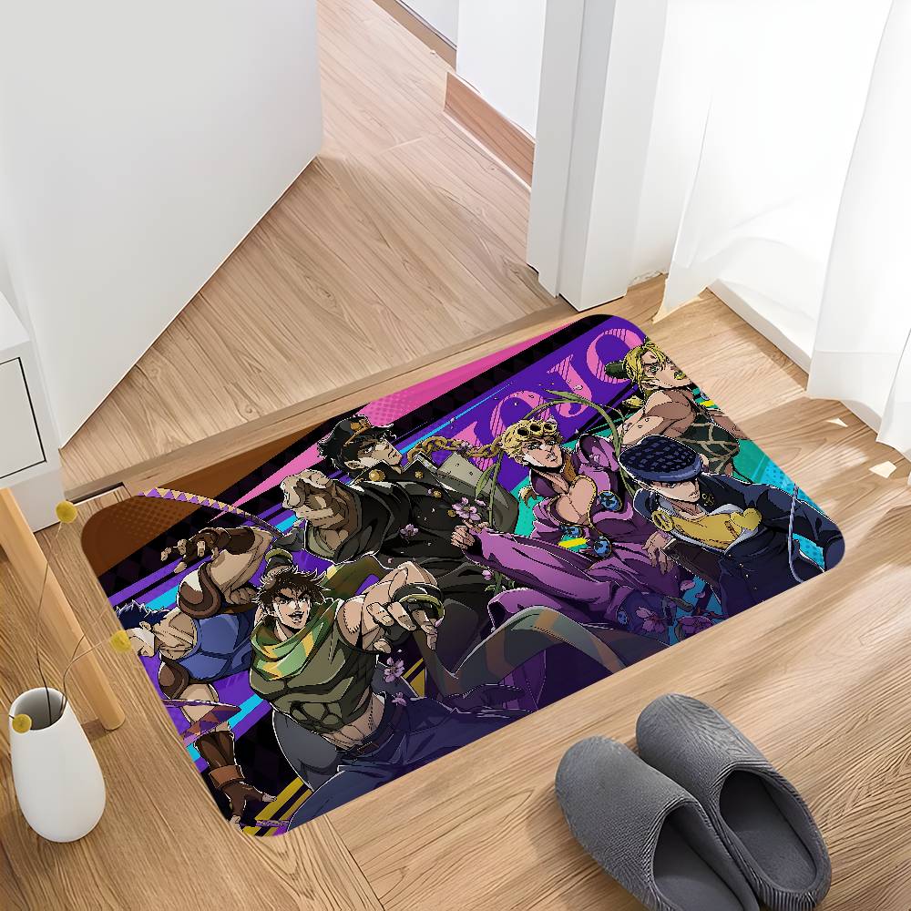 

Коврик для пола J-JoJo s Bizarre Adventure, скандинавский стиль, домашний коврик для двери, коврики для ванной-туалета, коврик для декора спальни, отеля 50x80cm
