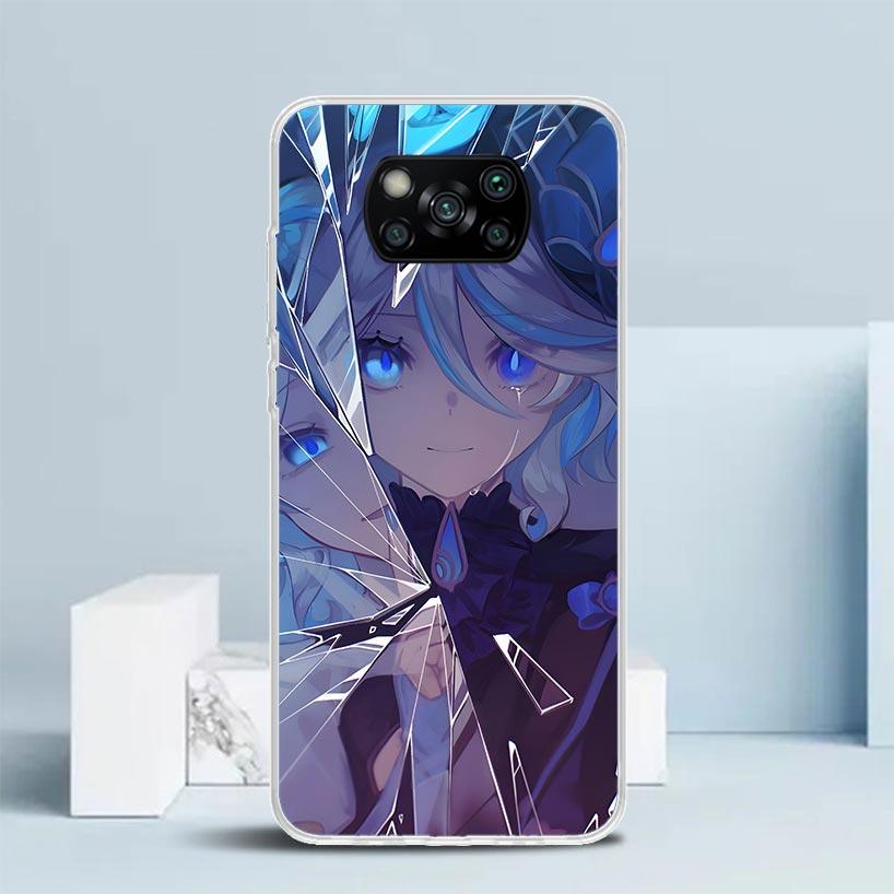 Genshin Impact Furina Soft Cover for Xiaomi Poco F7 Ultra X7 X6 X5 Pro M7 Phone Case Redmi 15 15C 13 13C 12 12C 10 10C Print She