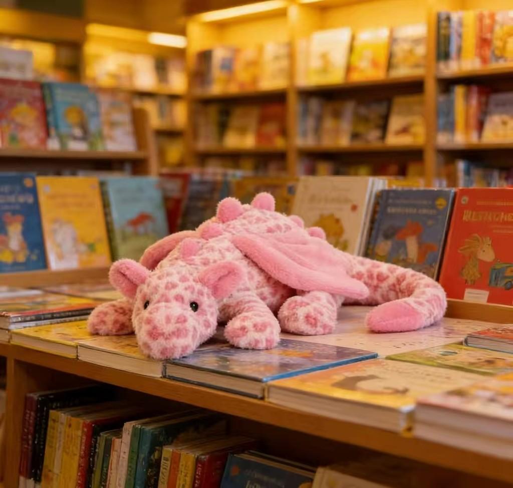 Dragon Plush Toy With Short Pile Velvet For Kids And Collectors