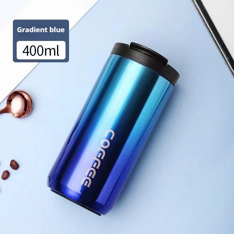 Stainless Steel 304 Coffee Mug 400ml/500ml Double Leak-Proof Thermos Mug Travel Thermal Cup Thermosmug For Gifts Vacuum Flasks