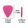 6/12pcs Felt Guitar Picks, Colorful Felt Plectrums for Bass Ukulele Electric Acoustic Guitar, Gentle On Fingers YMY