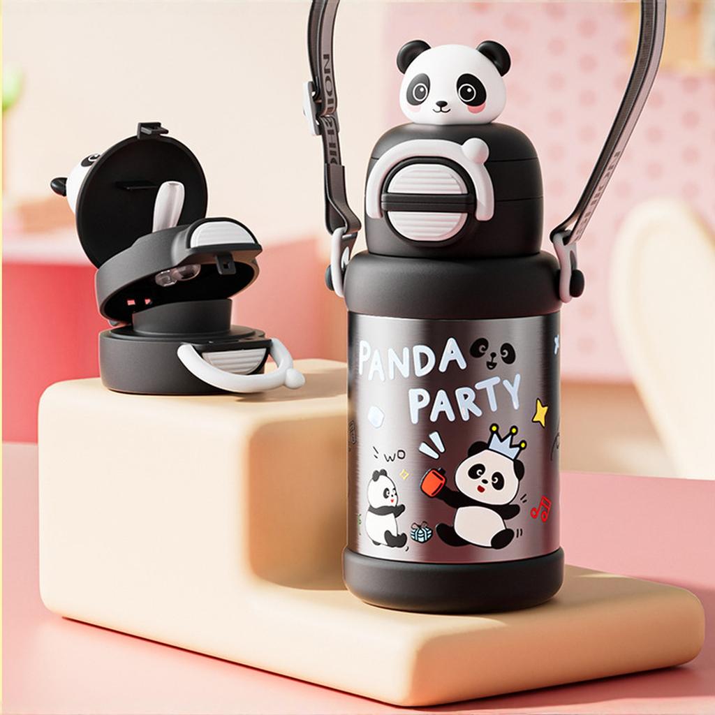 Cute Water BottleMug Kawaii Water Bottle Stainless Steel Vacuum Insulated Bottle for Hot or Cold Drinks Adorable Travel Mug