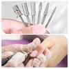 12Pcs Nail Drill Bits Set,Professional Nail Art Tools Set for Acrylic Art,with 6 Pcs Sanding Bands for Manicure & Pedicure Crystal Nail Files,Perfect