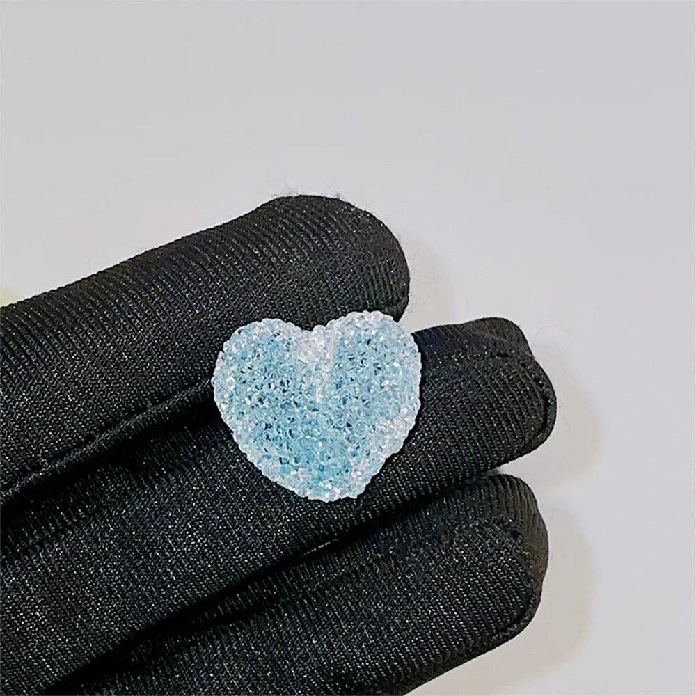 Godteri Sukker Gjør-det-selv-firkantede perler Rette hull-perler Håndlagde DIY-armbånd Smykketilbehør Fremstillingsmaterialer