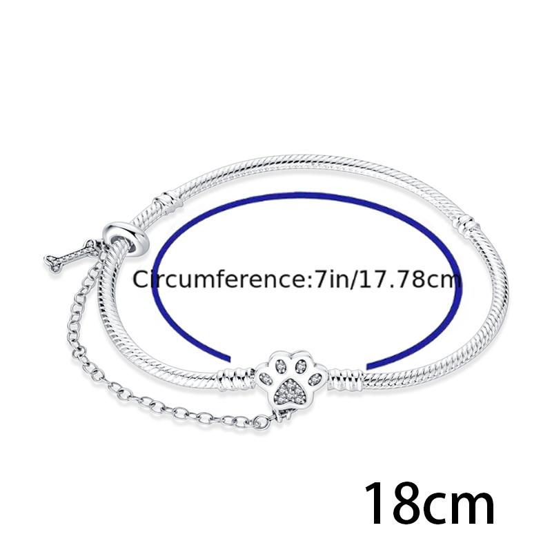 Copper Loving Dog Bead Charms Dog Paw Charm Bead Charms Compatible With Brand 3mm Authentic Bracelets Fine Do It Yourself Women Jewellery Gift