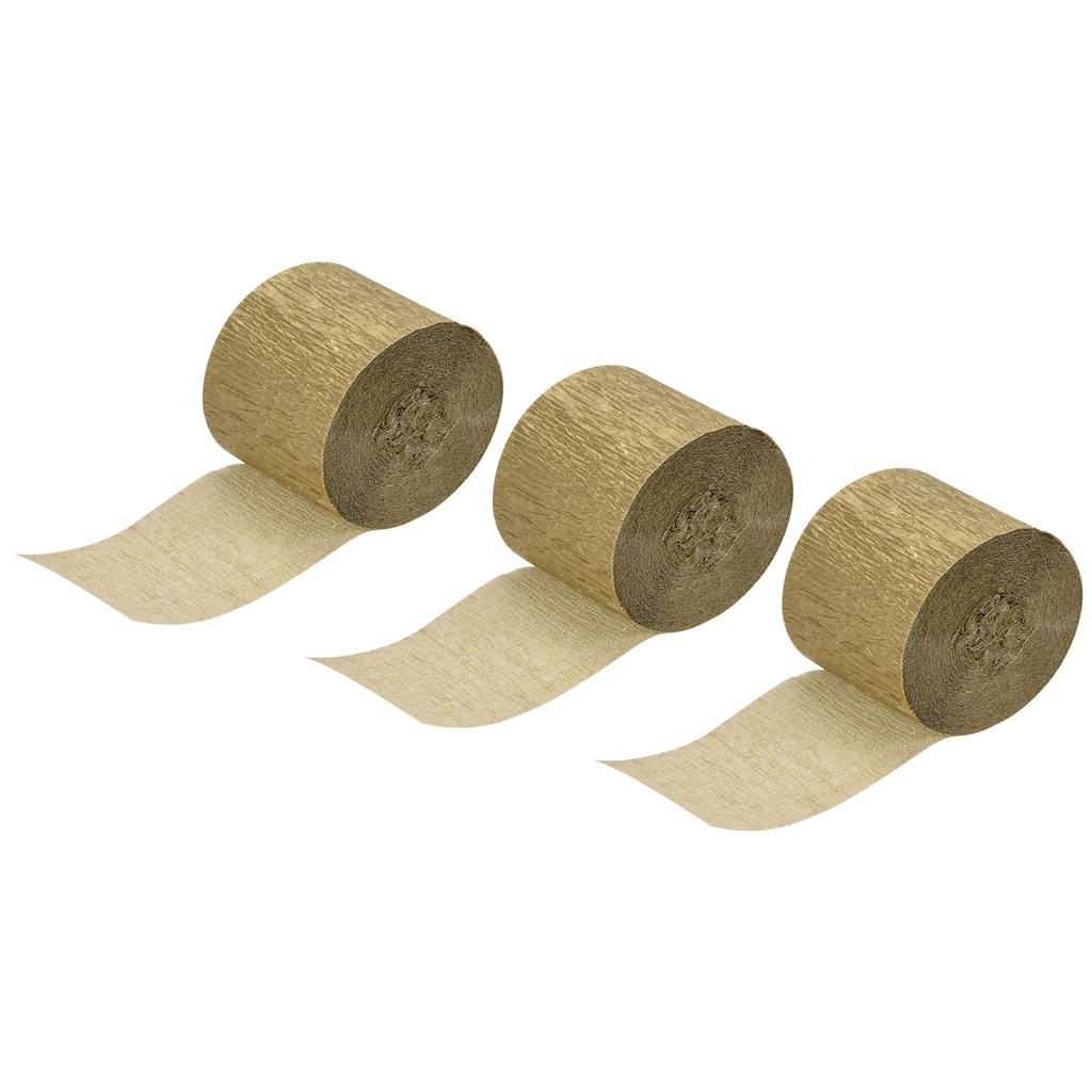 3/6 Stück Lebhafte Krepppapier-Luftschlangen Party-Luftschlangen Dekorationen 1,37" für Verschiedene Geburtstagsfeier Hochzeits-Festival-Dekorationen