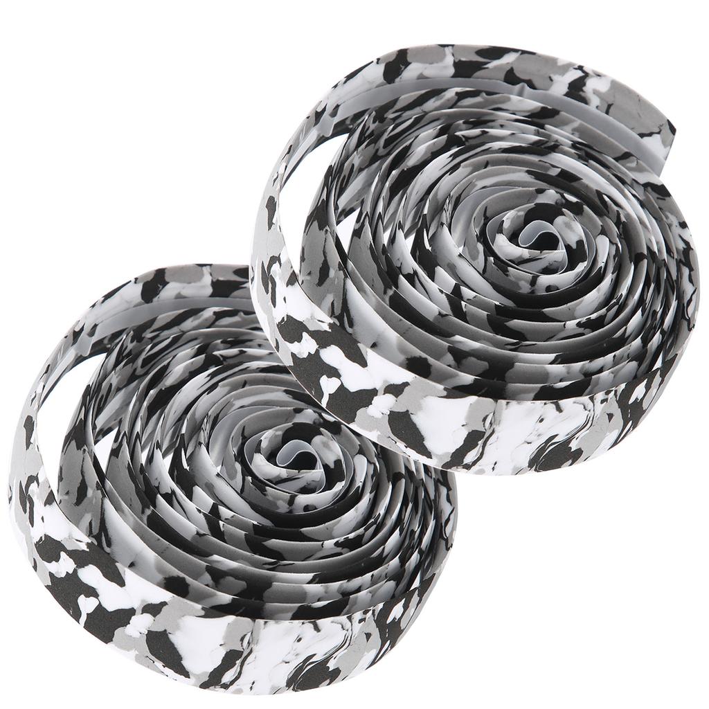 ZTTO Mountain Bike Soft Handlebar Tapes Bicycle AntiSlip Handle Grip Wraps with Bar Plugs(Black