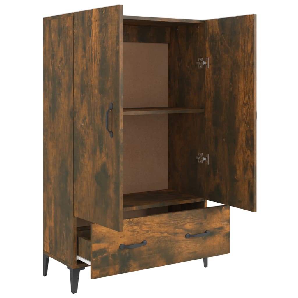Highboard Smoked Oak 70 x 31 x 115 cm Wood Based Panel