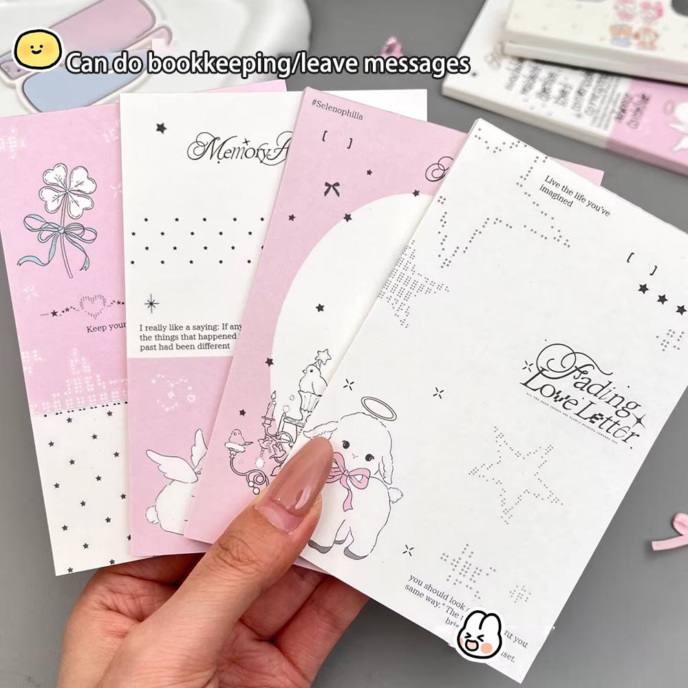 50 sheets Lucky Angel A7 Memo Notebook can be torn, non stick, portable memo pad, and portable notebook