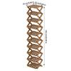 10 Layer Bamboo Shoe Rack Wooden Foldable Storage Shelf Large Capacity Standing Shoe Rack Organizer For Living Room Hallway
