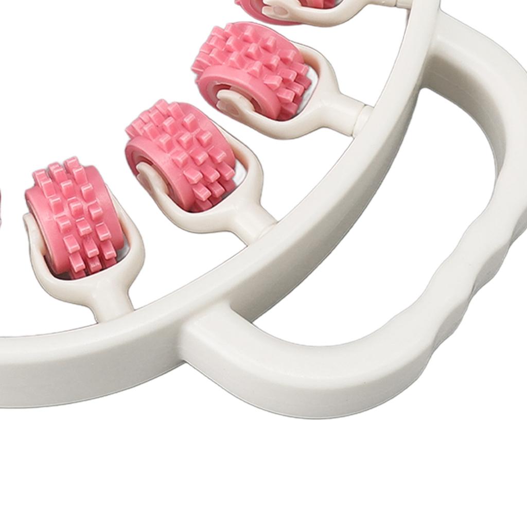 Beinklemme Massager Muskelroller Multifunktional Linderung von Schmerzen Kreisförmige Oberschenkelklemme Massage roller für Beine Pink