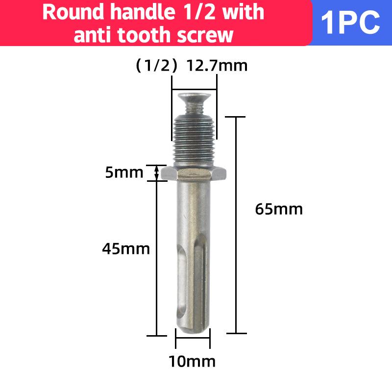 Bohrfutter Schnellwechseladapter 1/2 3/8 Gewinde Schlagschrauber Umbau Sds-Plus Sechskantaufnahme Vierkant Weiblicher Adapter